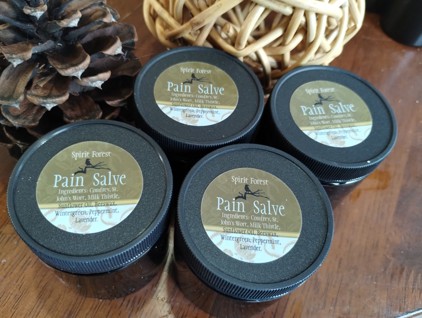 PAIN SALVE-wildcrafted, natural , 120 ml jar