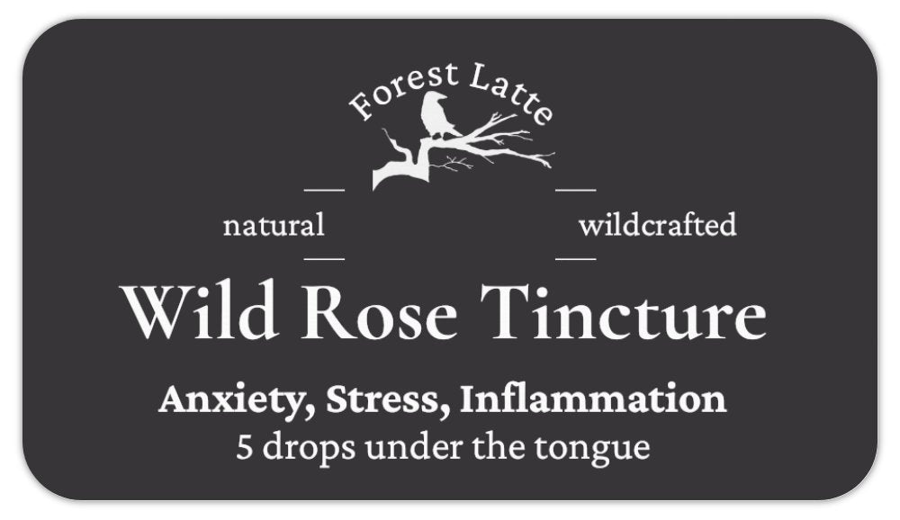 Anxiety and Stress Wild Rose tincture 50 ml, available July 2025