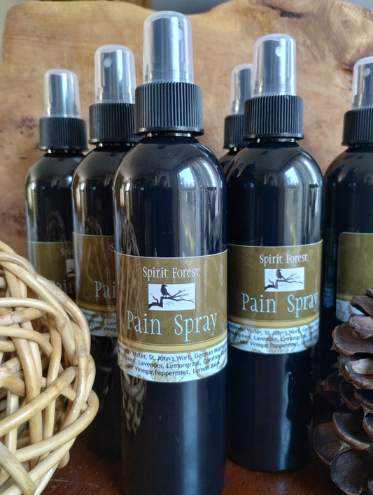 PAIN SPRAY-wildcrafted, natural 240 ml, large bottle