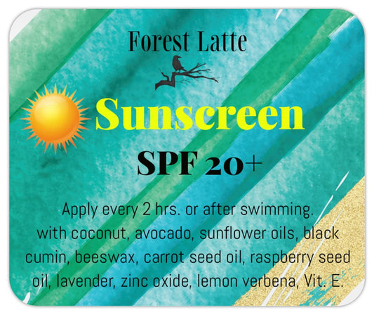 Sunscreen 20+- available June 2025